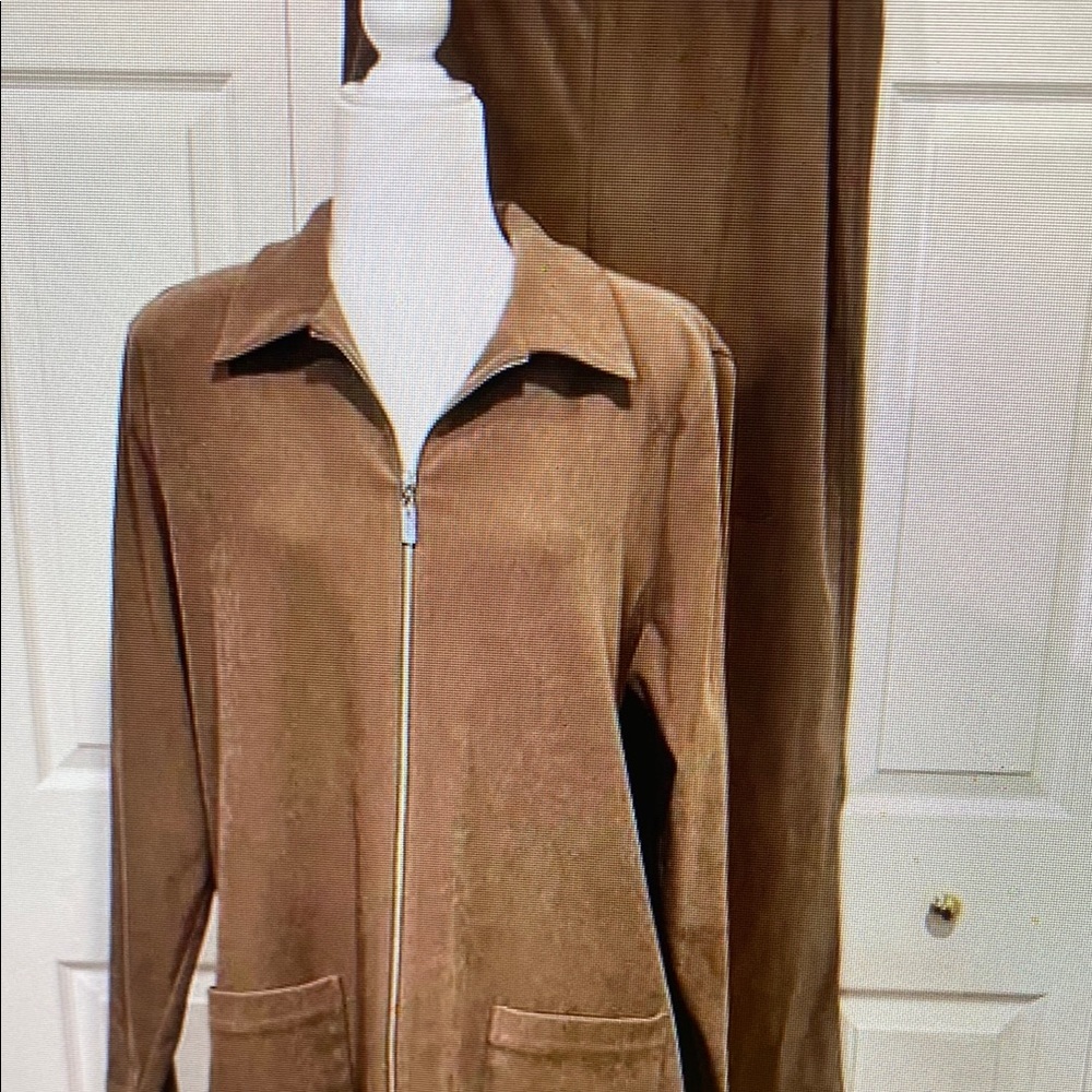 🍋 Private Edition by Chico’s Tan Jacket and Pants - Jacket 16, Pants 12